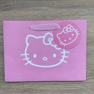 Hello Kitty Pink Hello Kitty Face Small Gift Bag NEW